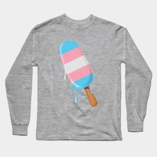 Transgender Pride Ice-Cream LGBT Trans Flag Trans Pride Long Sleeve T-Shirt